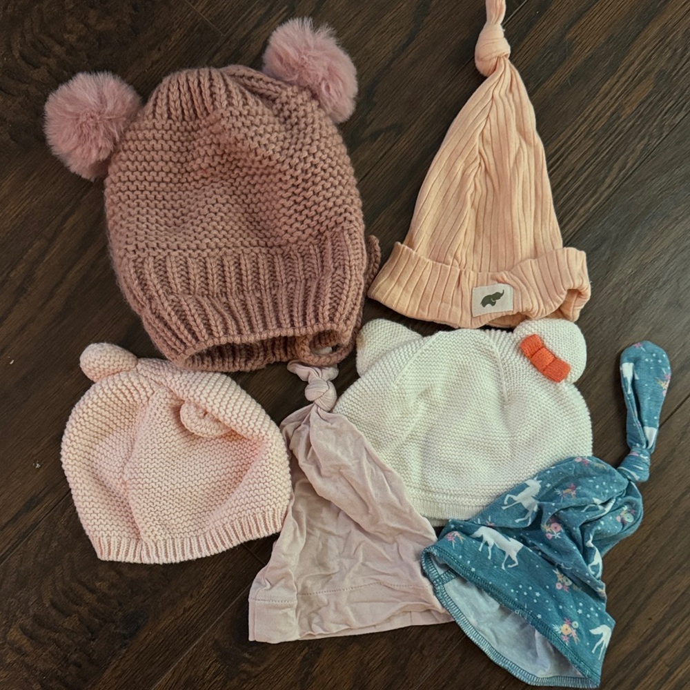GAP Kids Accessories Hats - Pink, Peach, White, Blue
